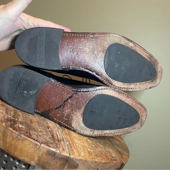 Florsheim Black Leather Size 11 #506185 Oxford Shoe - Picture 11 of 13